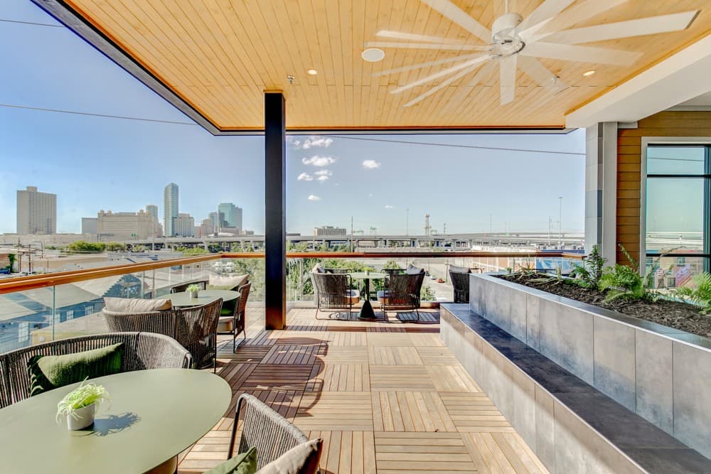 View from The Bowery Apartment in Fort Worth