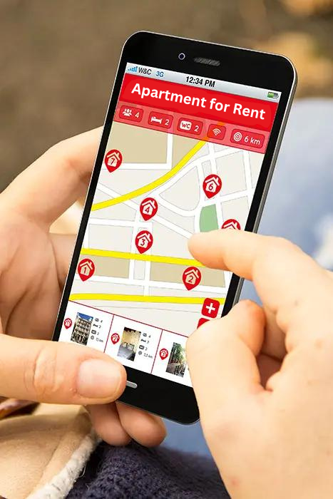 apartment for rent search process