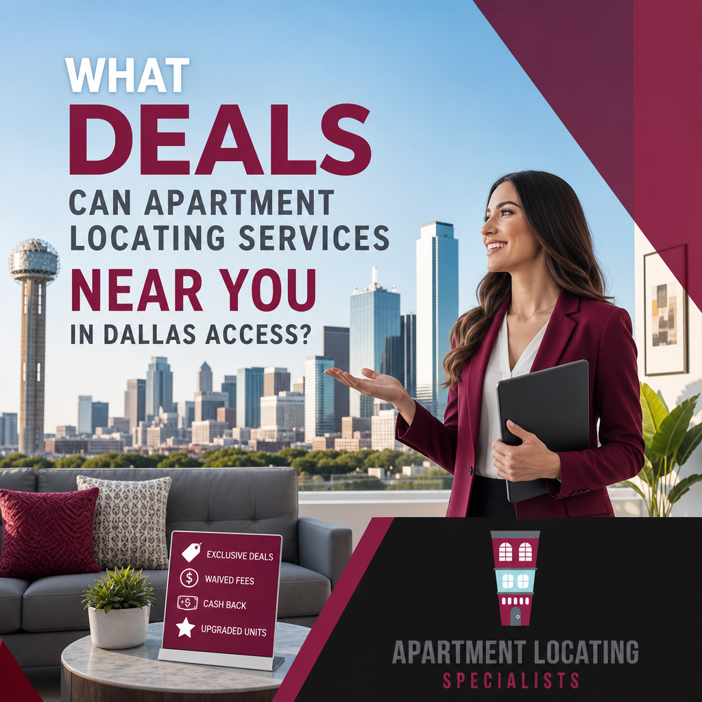 What Deals Can Apartment Locating Services Near You in Dallas Access?