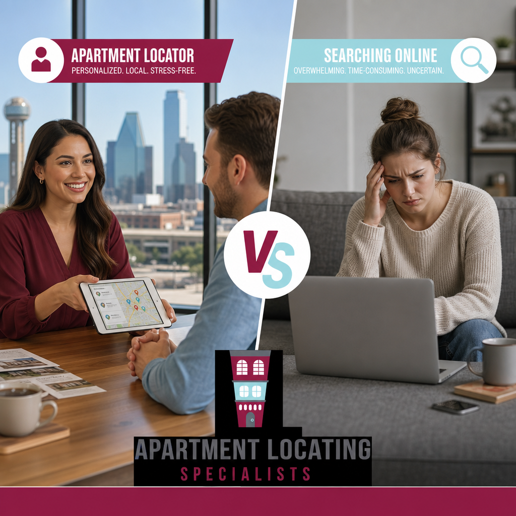 Apartment Locator vs Searching Online in Dallas: Which Is Better?
