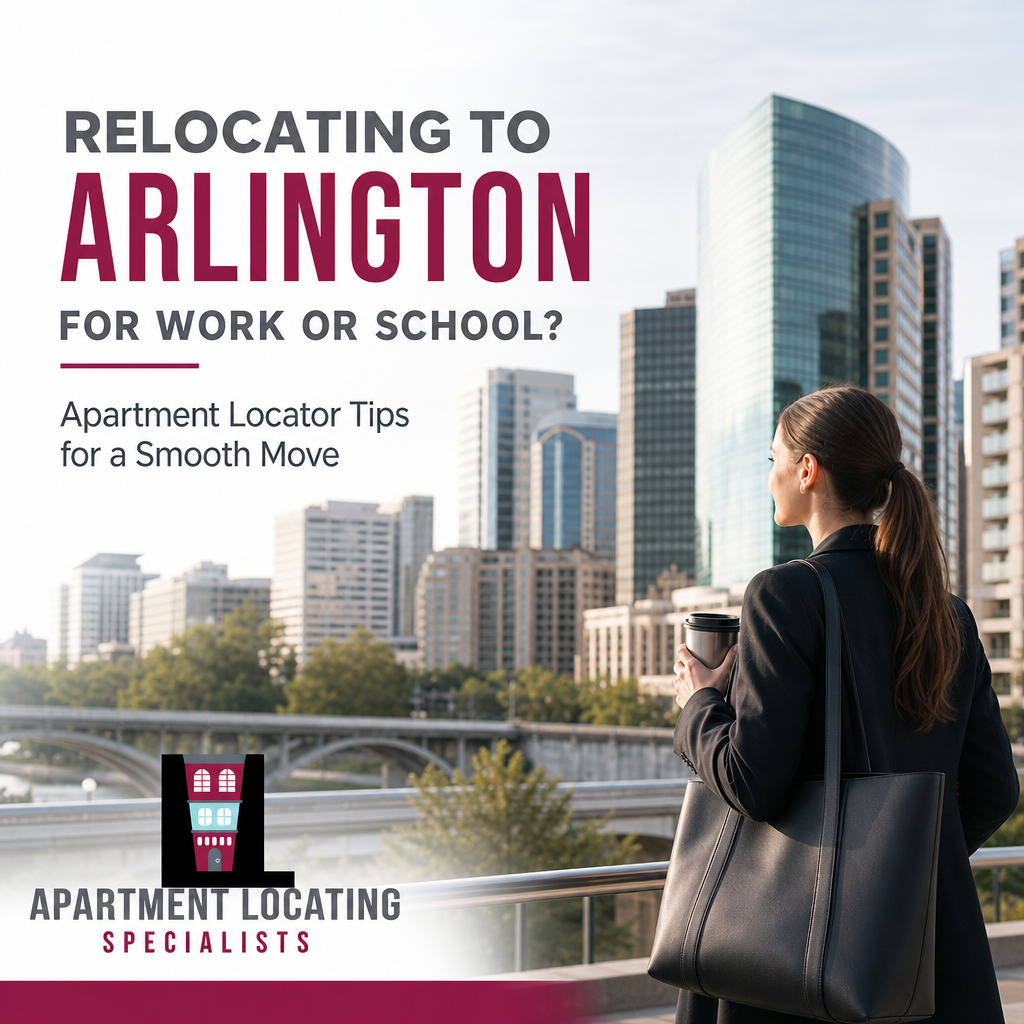 Relocating to Arlington for Work or School? Apartment Locator Tips